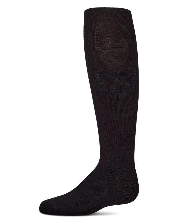 MKF-4084 MEMOI TERRY HEART COTTON TIGHTS