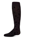 MKF-4087 MEMOI FLOWER GARDEN FLOCKED OPAQUE TIGHTS