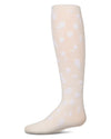 MKF-4087 MEMOI FLOWER GARDEN FLOCKED OPAQUE TIGHTS