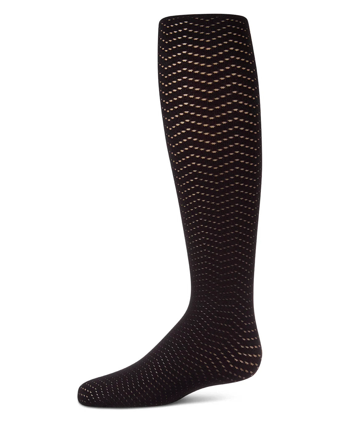MKF-4101 MEMOI OPEN WORK WAVY TIGHTS