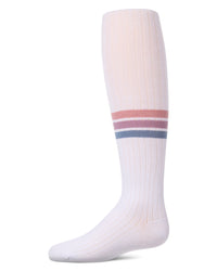 MKF-4105 MEMOI TRIPE STRIPE COTTON TIGHTS