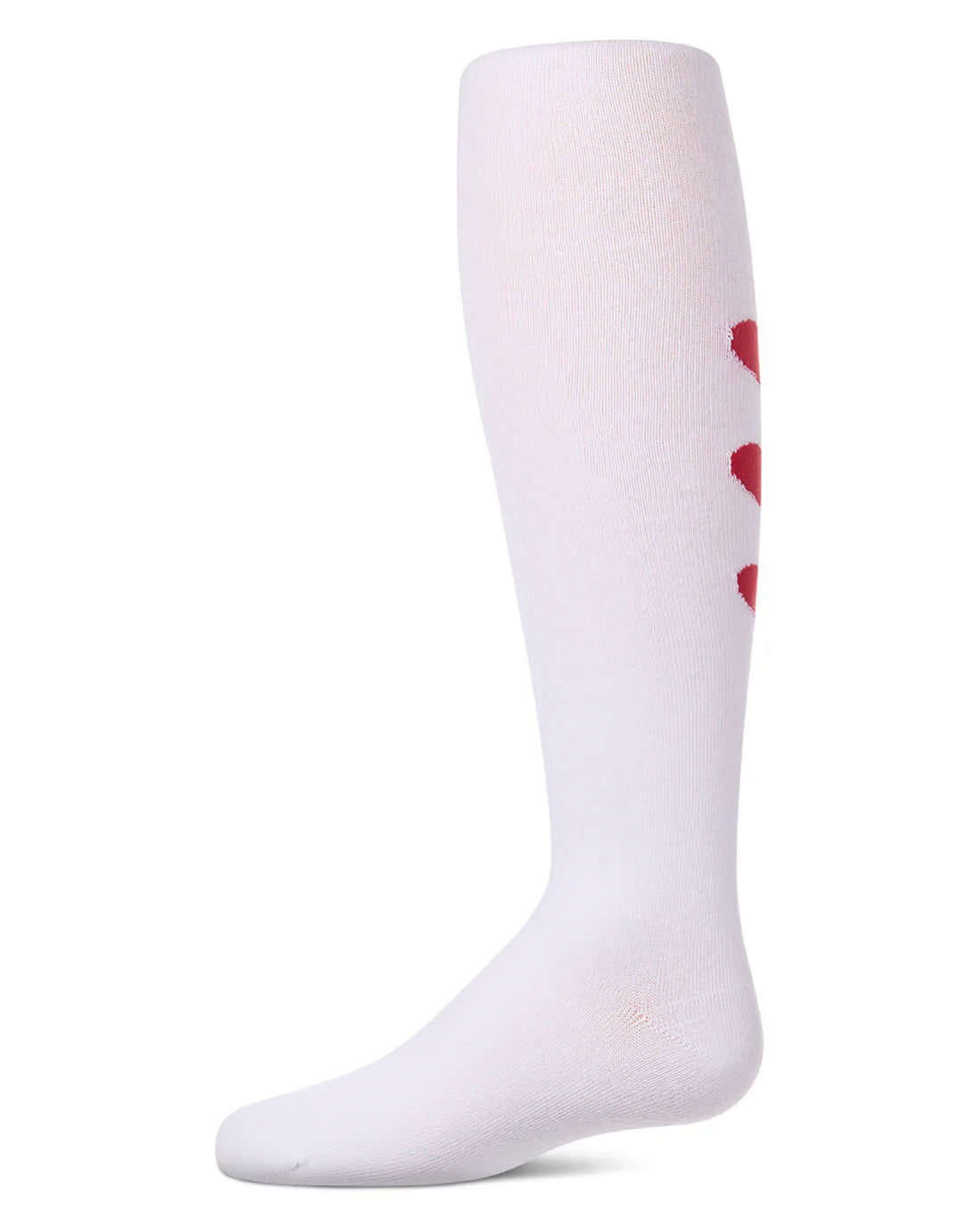 MKF-4106 MEMOI TRIPE HEART COTTON TIGHTS