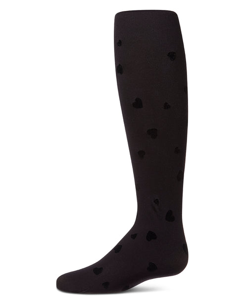 MKF-4110 MEMOI CLUSTER HEARTS FLOCK TIGHTS