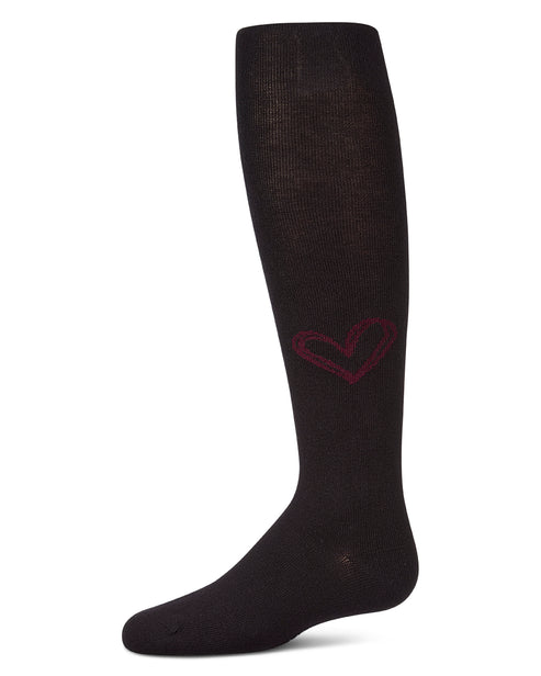 MKF-4139 MEMOI HEART POP COTTON TIGHTS
