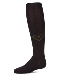 MKF-4139 MEMOI HEART POP COTTON TIGHTS