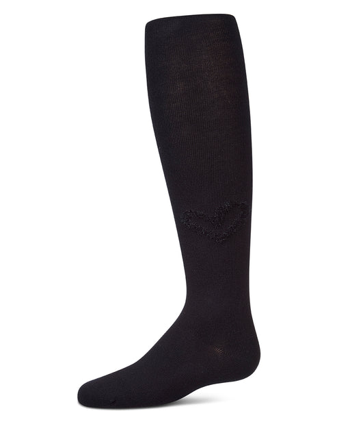 MKF-4140 MEMOI COZY HEART COTTON TIGHTS