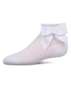 MKF-6081 MEMOI DROP STITCH SCALLOP ANKLE SOCK