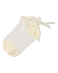 MKF-6109 MEMOI SATIN BOW ANKLET