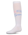 MKF-7186 MEMOI LESS SCHOOL MORE SUMMER KNEE HIGH
