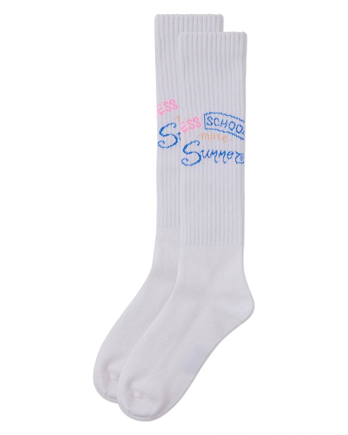 MKF-7186 MEMOI LESS SCHOOL MORE SUMMER KNEE HIGH