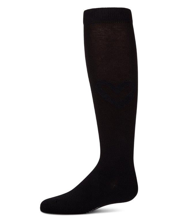 MKF-7210 MEMOI FUZZY HEART KNEE SOCK
