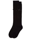 MKF-7214 MEMOI LOGO BOW KNEE SOCK