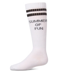 MKF-7222 MEMOI SUMMER OF FUN KNEE SOCK