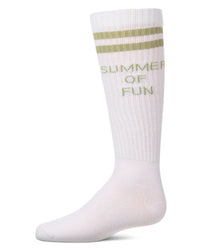MKF-7222 MEMOI SUMMER OF FUN KNEE SOCK