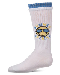 MKF-7223 MEMOI SUMMER VIBE DUAL LAYER KNEE SOCK