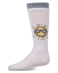 MKF-7223 MEMOI SUMMER VIBE DUAL LAYER KNEE SOCK