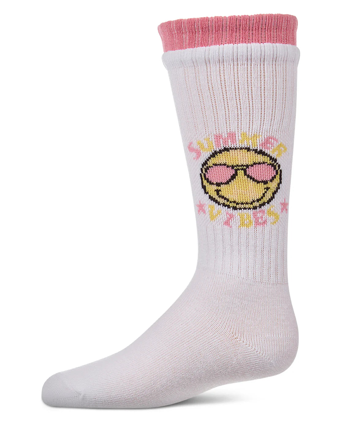 MKF-7223 MEMOI SUMMER VIBE DUAL LAYER KNEE SOCK