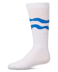 MKF-7227 MEMOI DOUBLE WAVE KNEE SOCK