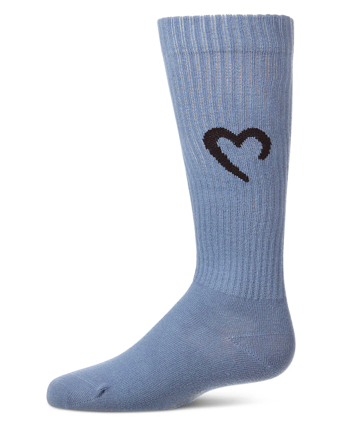 MKF-7235 MEMOI OPEN HEART KNEE SOCK