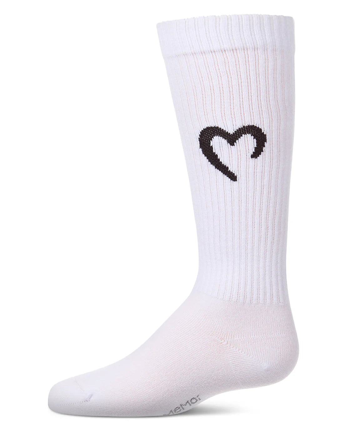 MKF-7235 MEMOI OPEN HEART KNEE SOCK