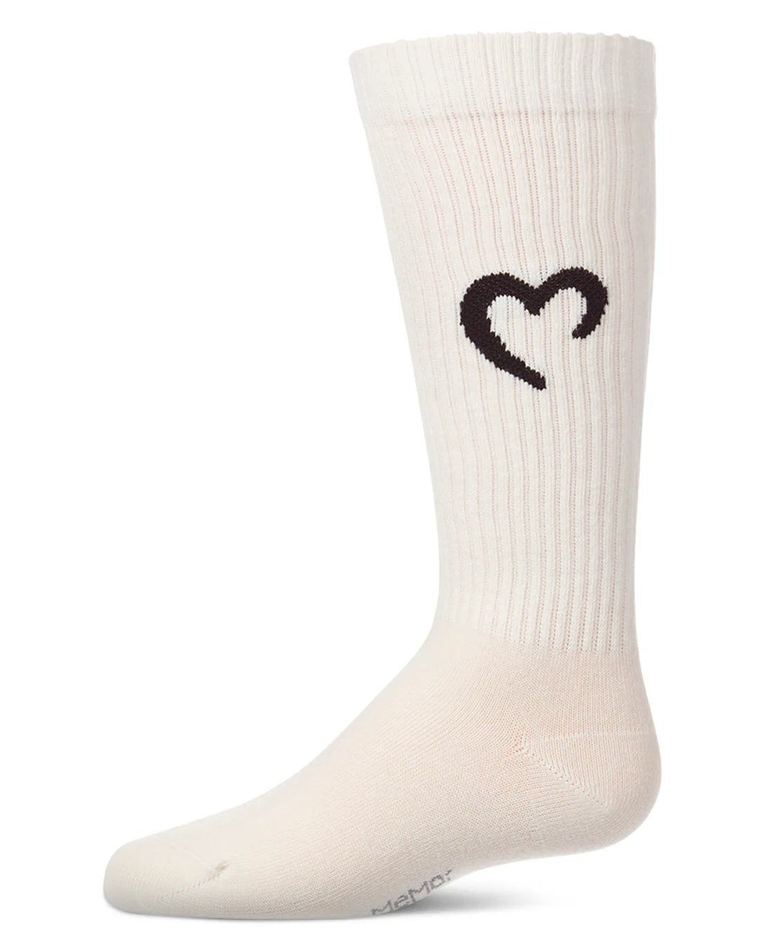 MKF-7235 MEMOI OPEN HEART KNEE SOCK