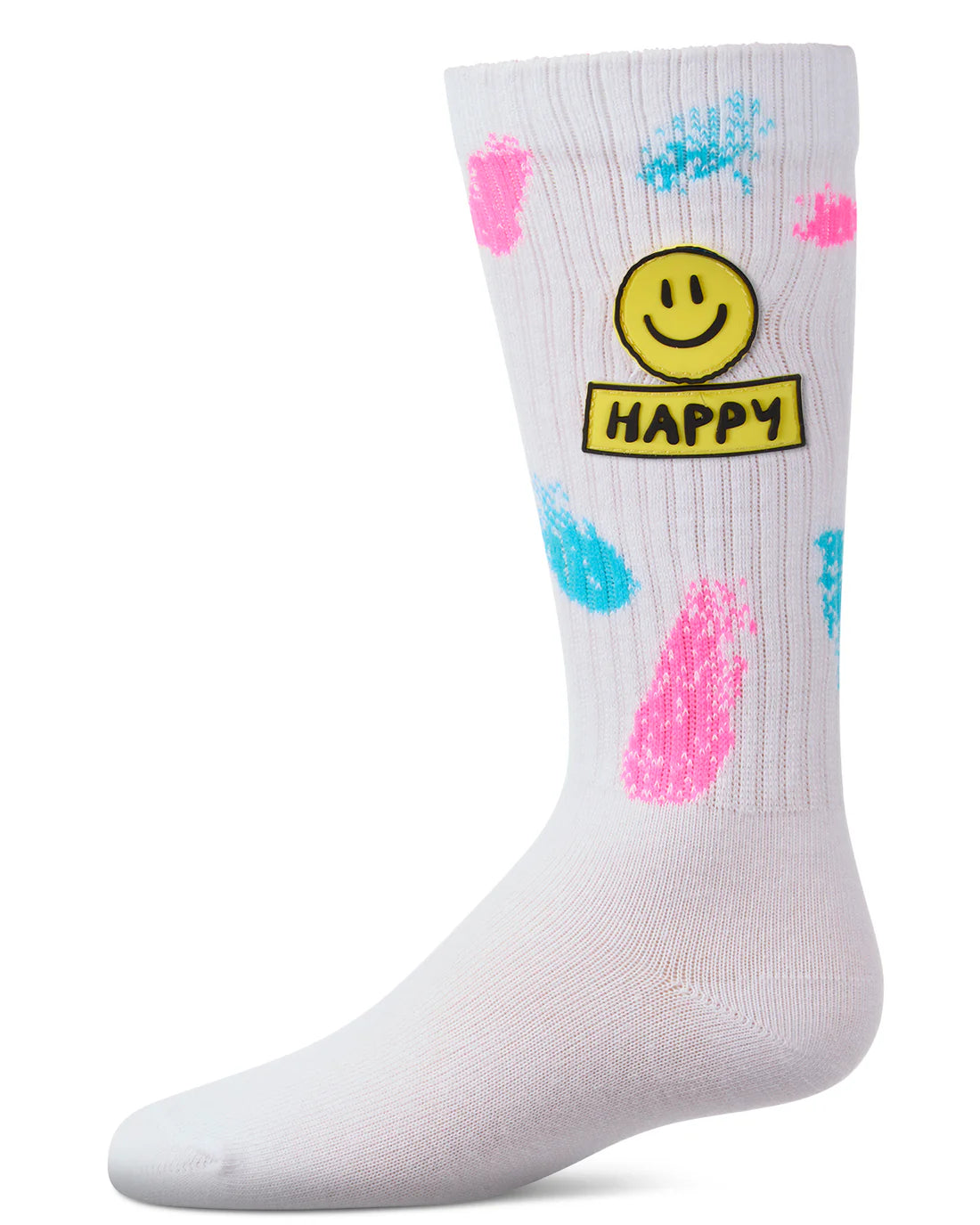 MKF-7242 MEMOI HAPPY PAINT KNEE SOCKS