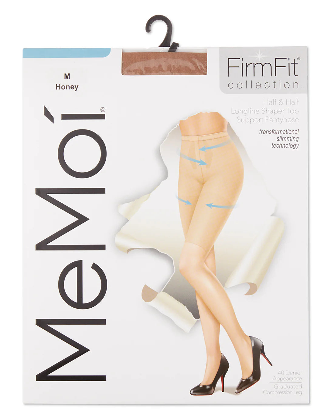 MM-320 MEMOI HALF & HALF SUPPORT LEG TIGHTS