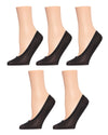 MP046 MEMOI 5PK FINE EDGE NO SHOW LINER SOCK