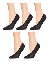 MP046 MEMOI 5PK FINE EDGE NO SHOW LINER SOCK