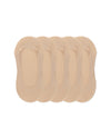 MP046 MEMOI 5PK FINE EDGE NO SHOW LINER SOCK