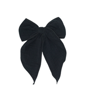 BANDEAU MUSLIN BOW CLIP