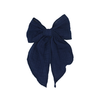 BANDEAU MUSLIN BOW CLIP