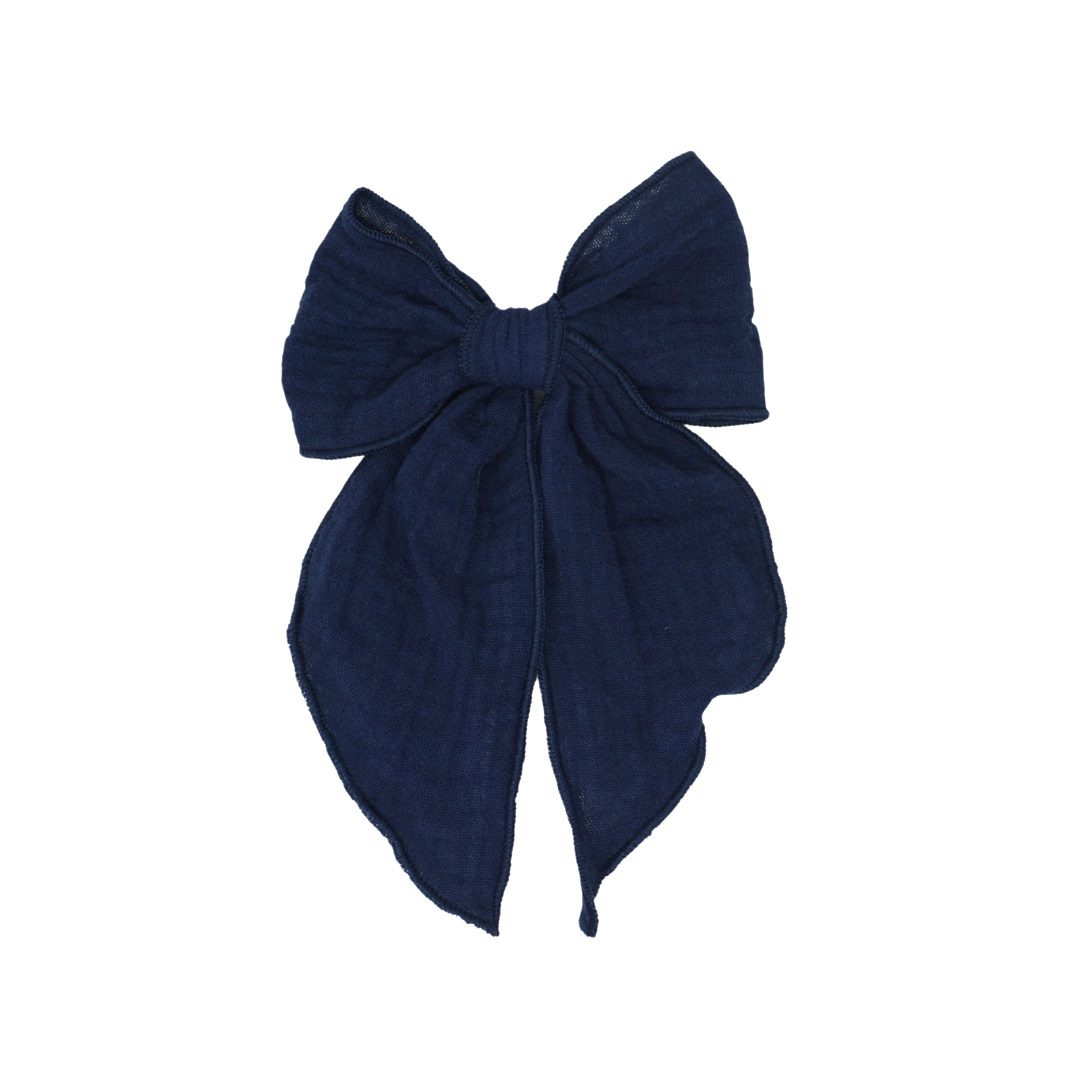 BANDEAU MUSLIN BOW CLIP