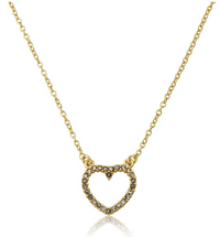 NE4503B LMTS OPEN HEART PENDANT NECKLACE