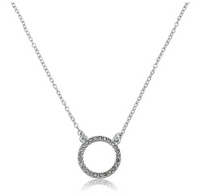 NE4504 LMTS OPEN CIRCLE PENDANT
