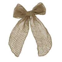 NCC-LC BANDEAU NETTING CROCHET LARGE BOW CLIP