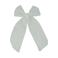 NCC-LC BANDEAU NETTING CROCHET LARGE BOW CLIP