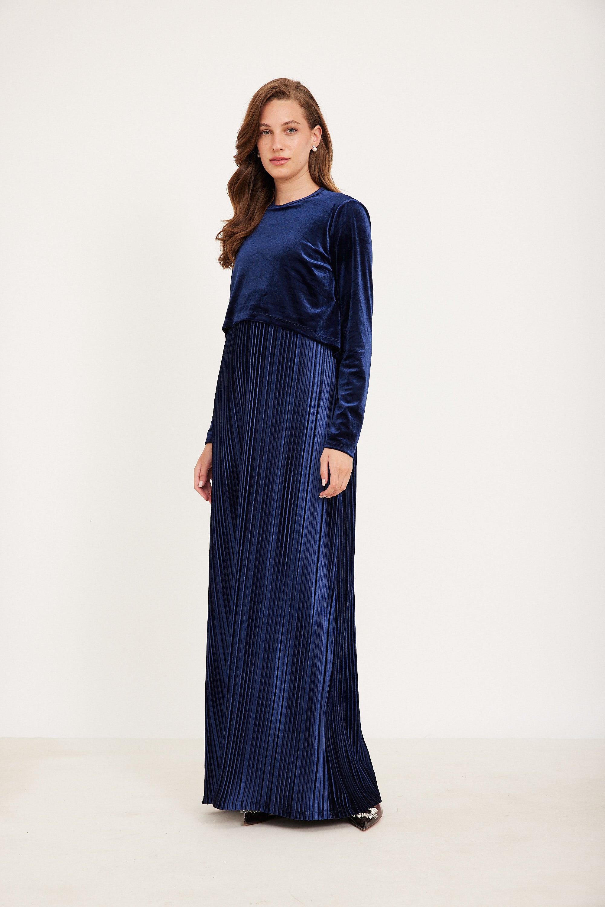 DNO26103 ORD COUTURE VELVET FLEECE NURSING ROBE