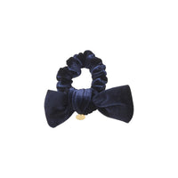 P-7223 CHERIE VELVET BOW SCRUNCHY