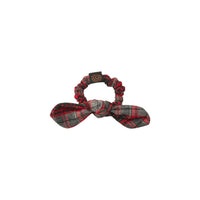 P-7283 CHERIE PLAID SCRUNCHY BOW
