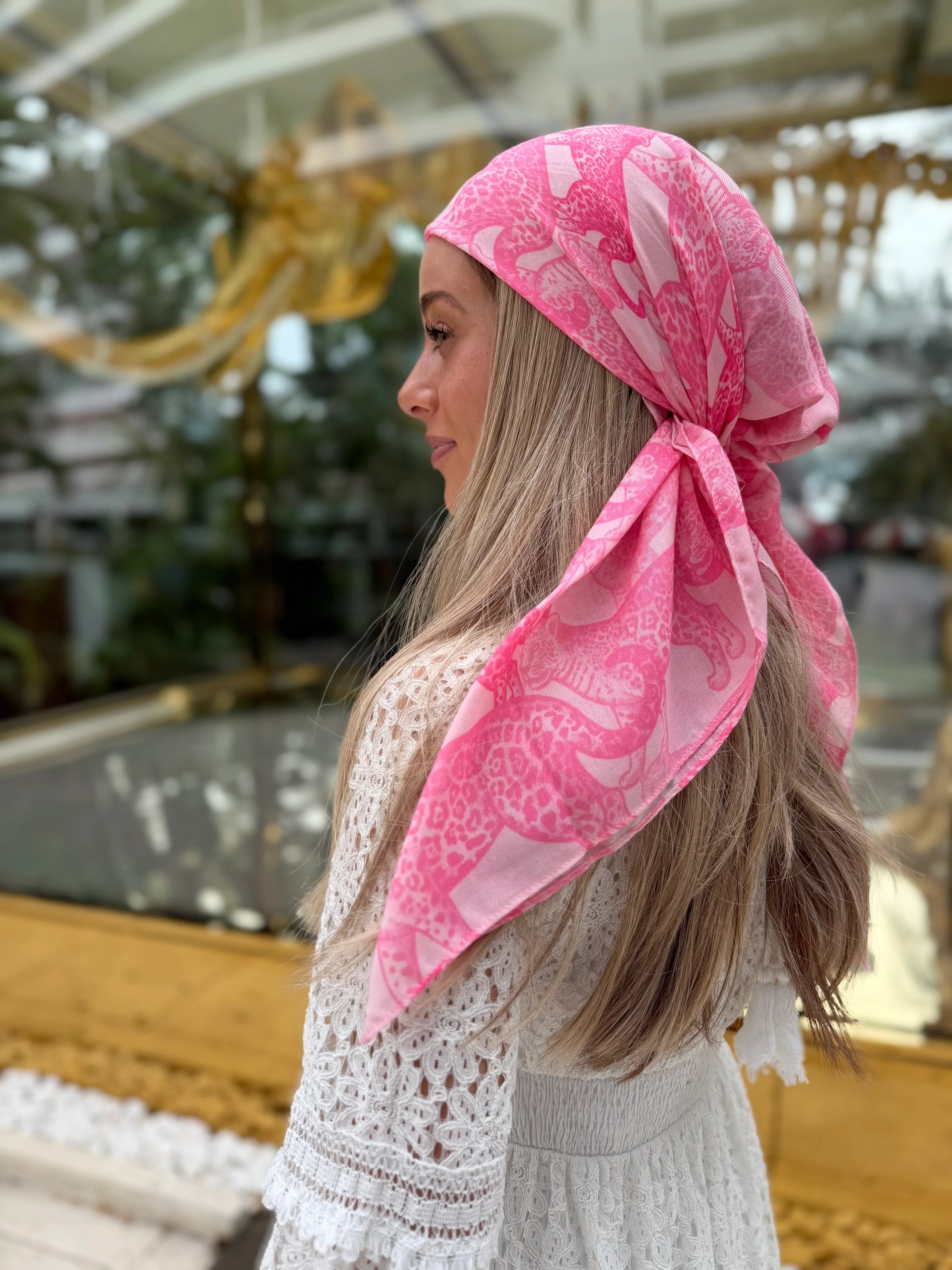 SCARF BAR SQUARE HEAD SCARF (90X90)