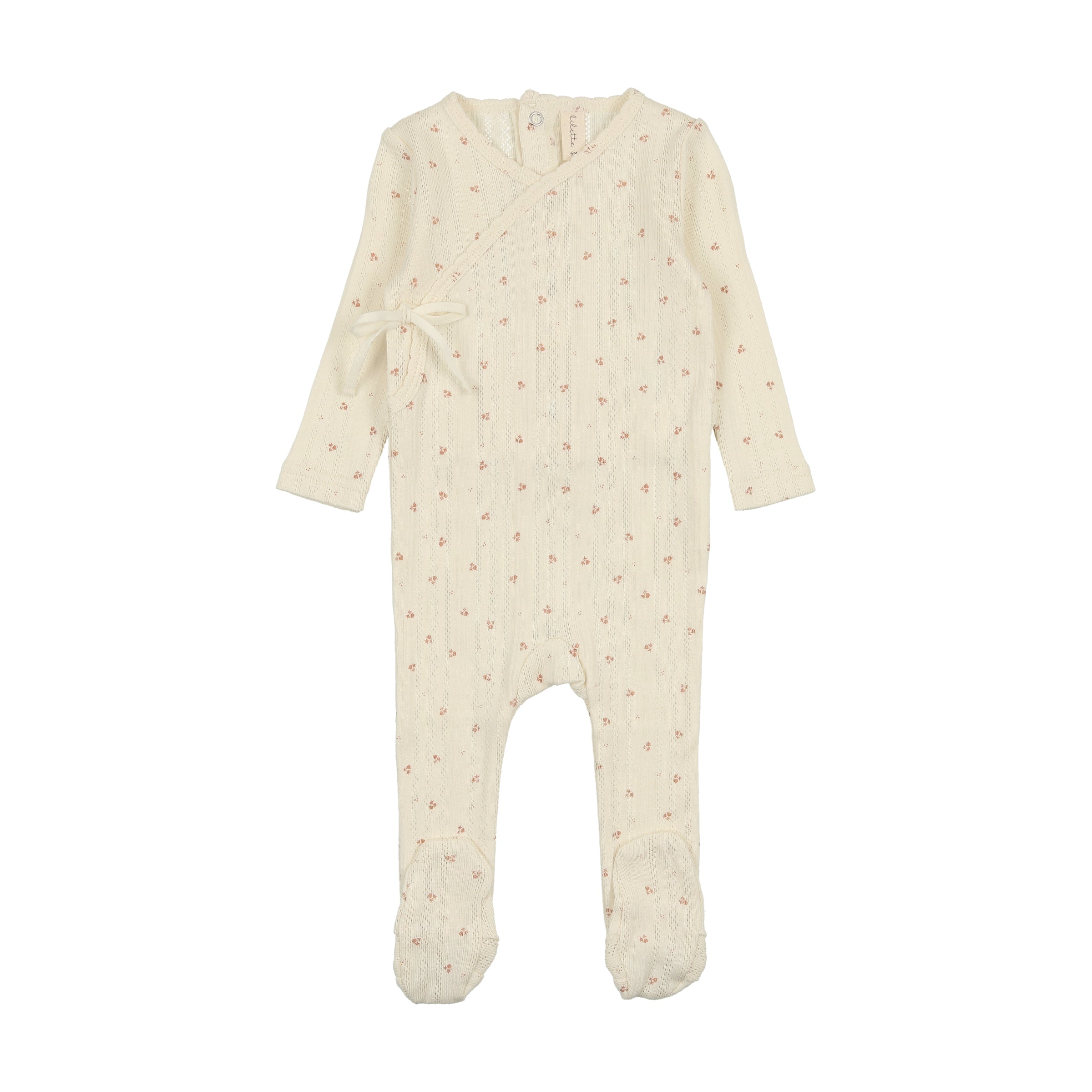 LILETTE PRINT POINTELLE WRAP FOOTIE
