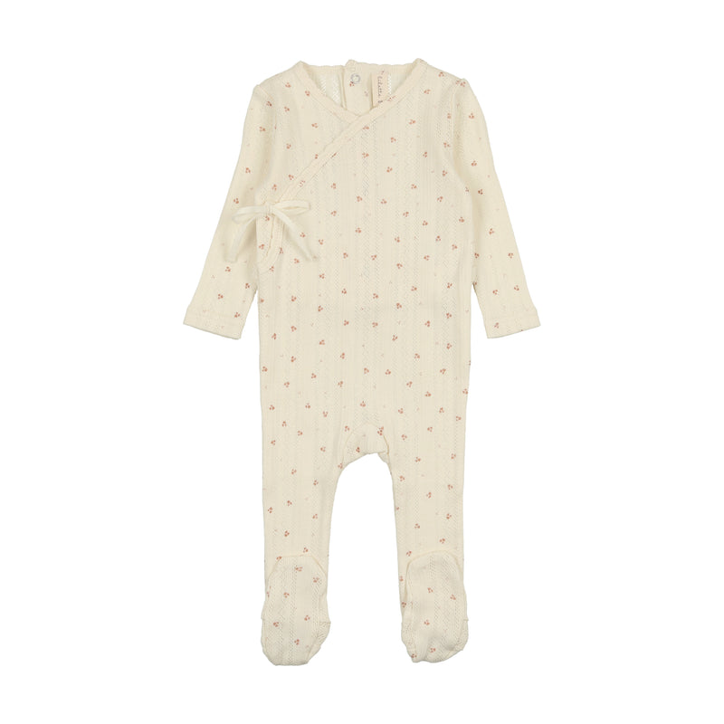 LILETTE PRINT POINTELLE WRAP FOOTIE