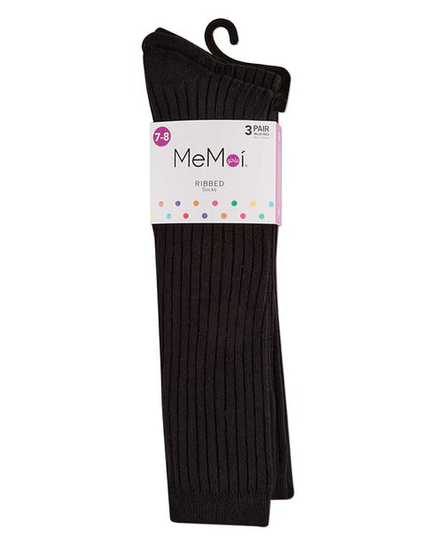 PROMO 712 MEMOI RIBBED SOCK 3PK