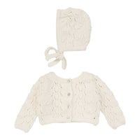 LILETTE POPCORN WEAVE CARDIGAN 2PC SET