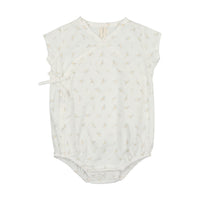 LILETTE PRINTED WRAP ROMPER