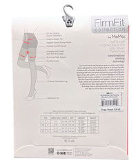MM-313 MEMOI HALF & HALF SILKY SHEER PANTYHOSE