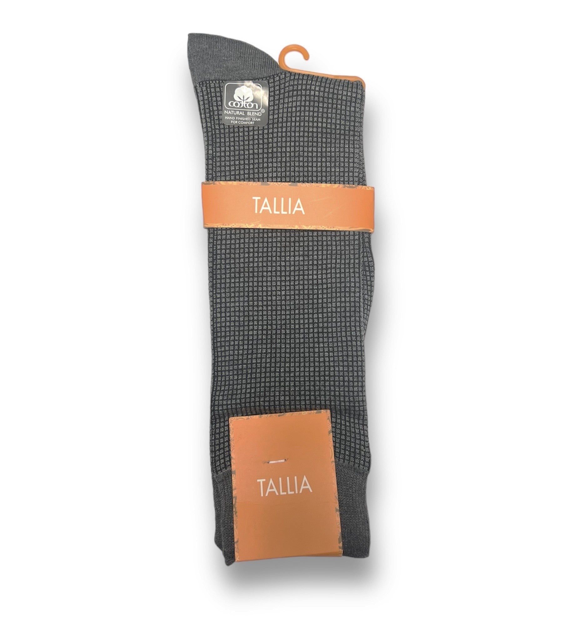 TS7224 TINY SQUARE GRID MENS SOCKS