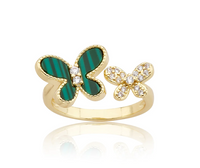 RG6750B LMTS 14K GP BUTTERFLY SNAKE RING