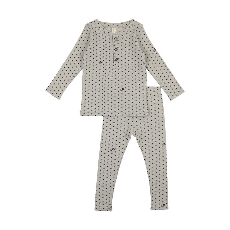 STS LILETTE RIBBED STAR LOUNGE SET